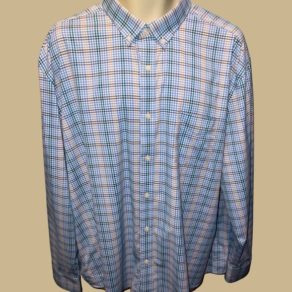 UNTUCKit Relaxed Fit Long Sleeve Plaid Shirt Size XXL - Picture 2 of 3